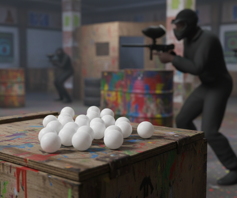 Blades & Triggers White .50 Cal Acetal Defense Ball Extreme Defense Tool White